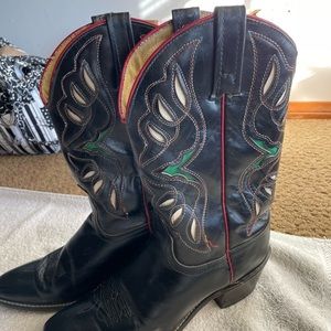 Acme vintage leather western boots